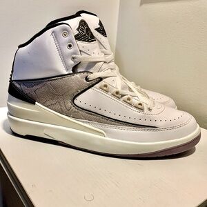 Retro Air Jordan 2 Python High-Top Sneakers